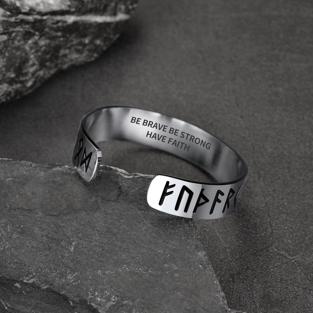 Viking Cuff Bangle Bracelet For Men