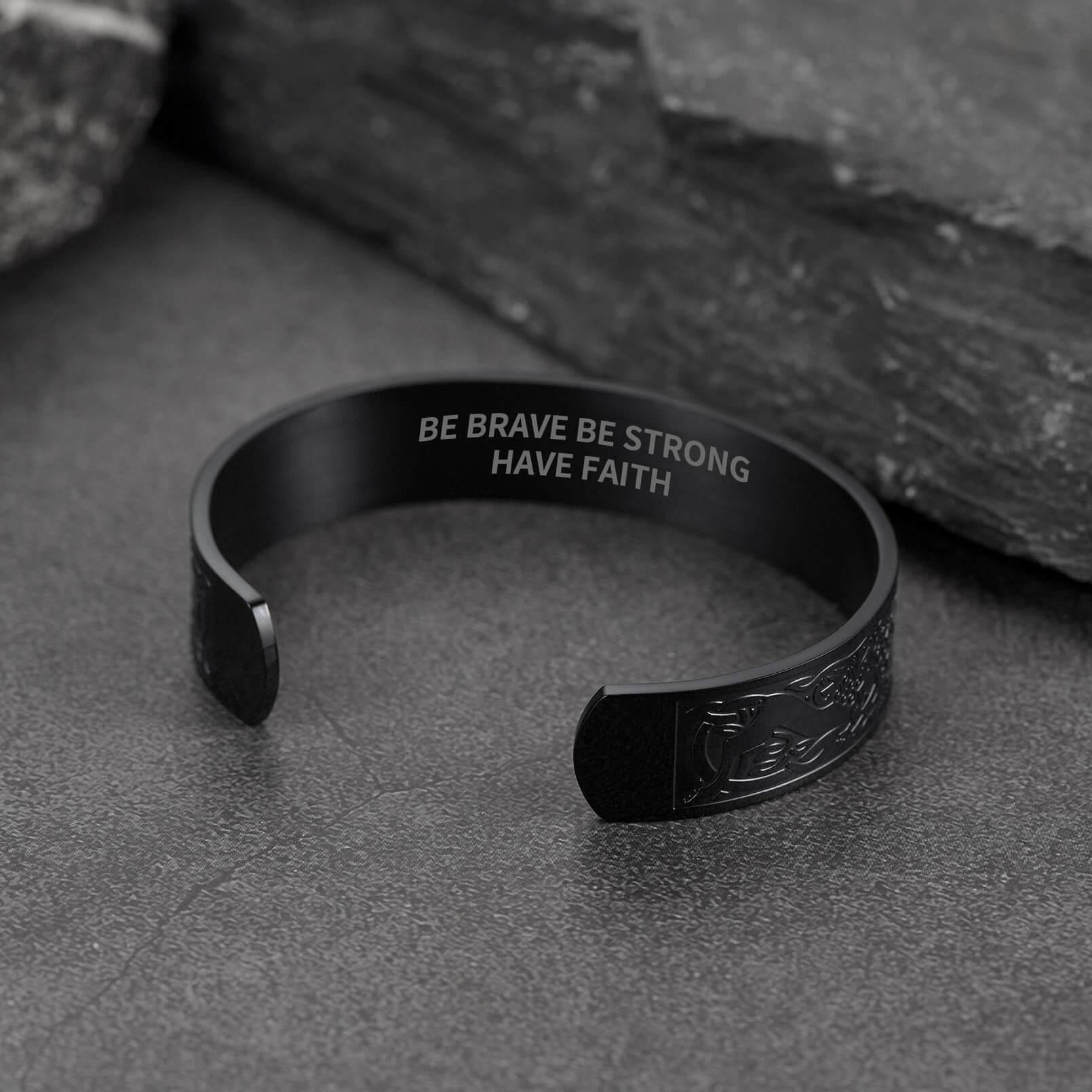 Custom Celtic Knot Cuff Bracelet Bangle for Men Women