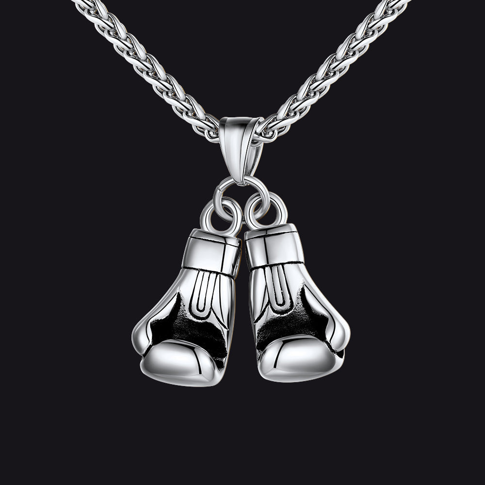 Boxing Gloves Pendant Necklace for Men Boys
