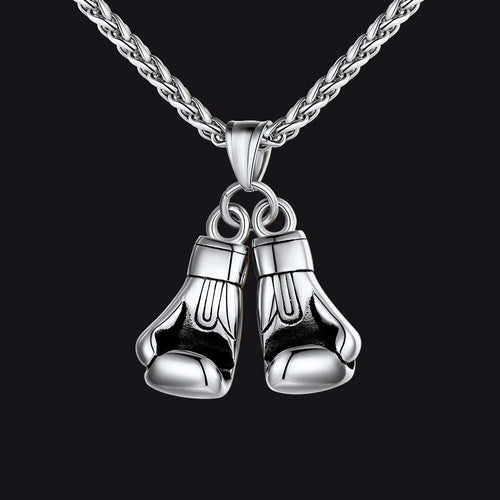 Boxing Gloves Pendant Necklace for Men Boys