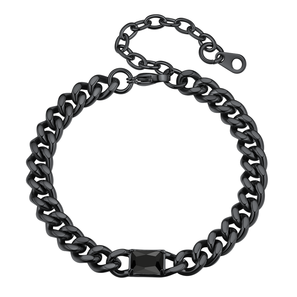 Flash Sale Cubic Zirconia Thick Chain Bracelet for Women Men