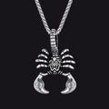 Celtic Knot Scorpion Pendant Necklace for Men