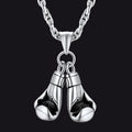 Boxing Gloves Pendant Bodybuilding Pendant Necklace for Men Boys
