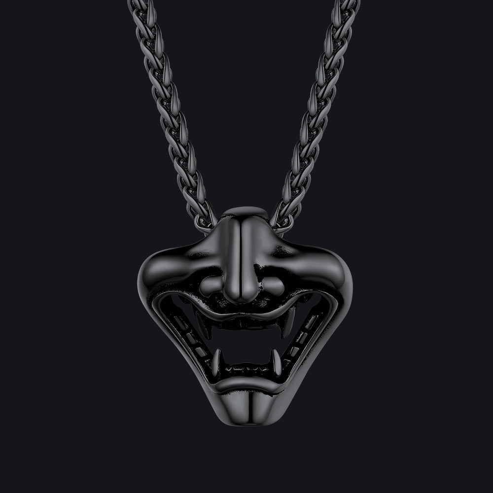 Flash Sale Gothic Devil Joker Necklace for Men