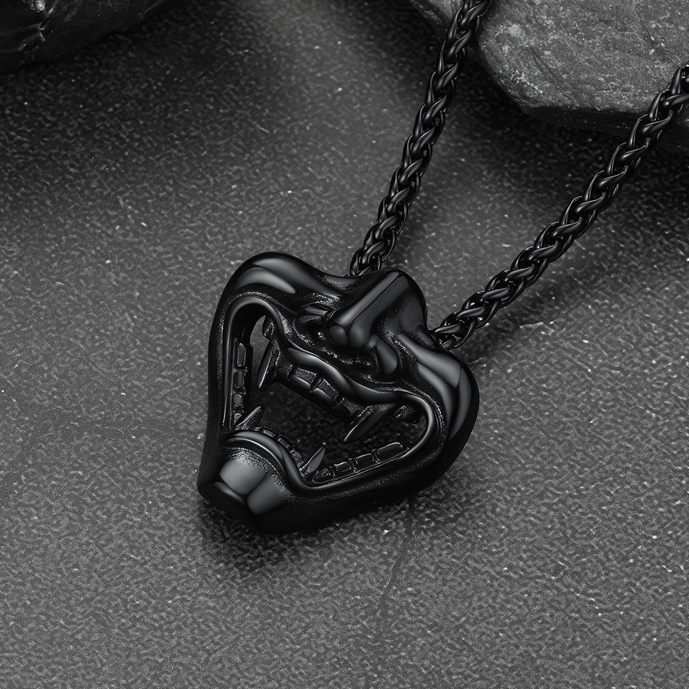 Flash Sale Gothic Devil Joker Necklace for Men