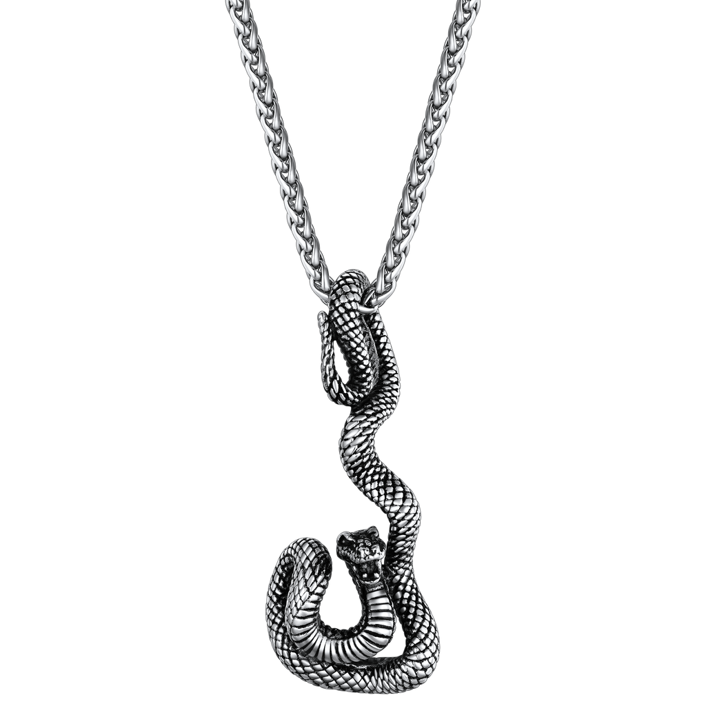 Flash Sale Gothic Snake Pendant Necklace for Men