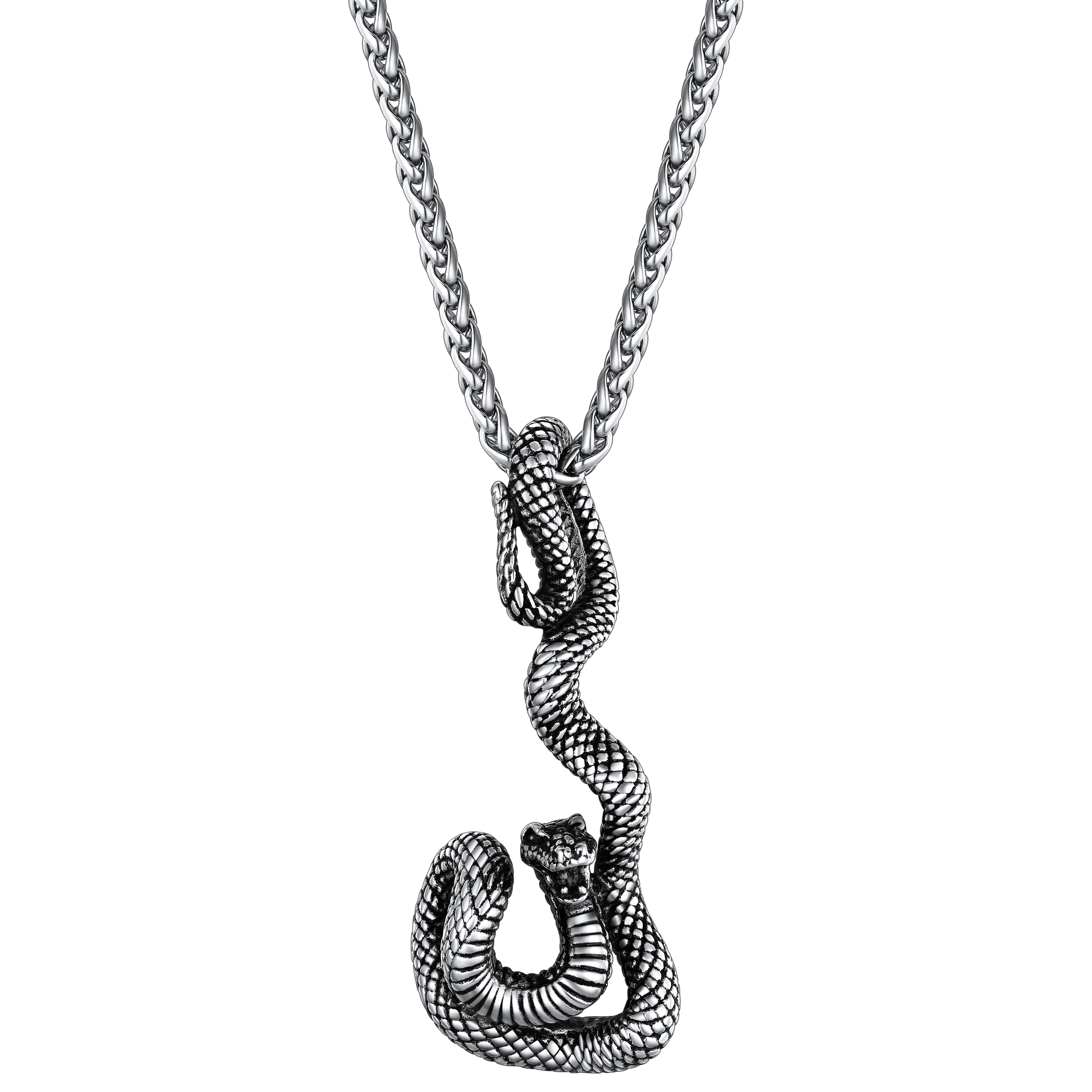 Flash Sale Gothic Snake Pendant Necklace for Men