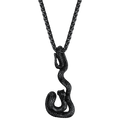 Flash Sale Gothic Snake Pendant Necklace for Men