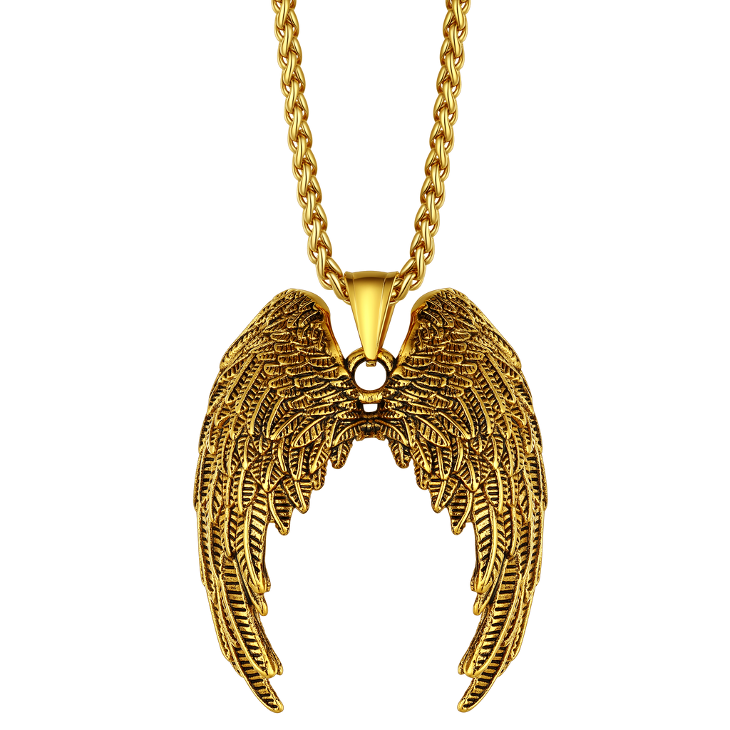 Flash Sale Angel Wings Pendant Necklace for Men women
