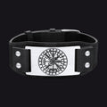Flash Sale Norse Viking Compass Leather Bracelet Wristband For Men Son