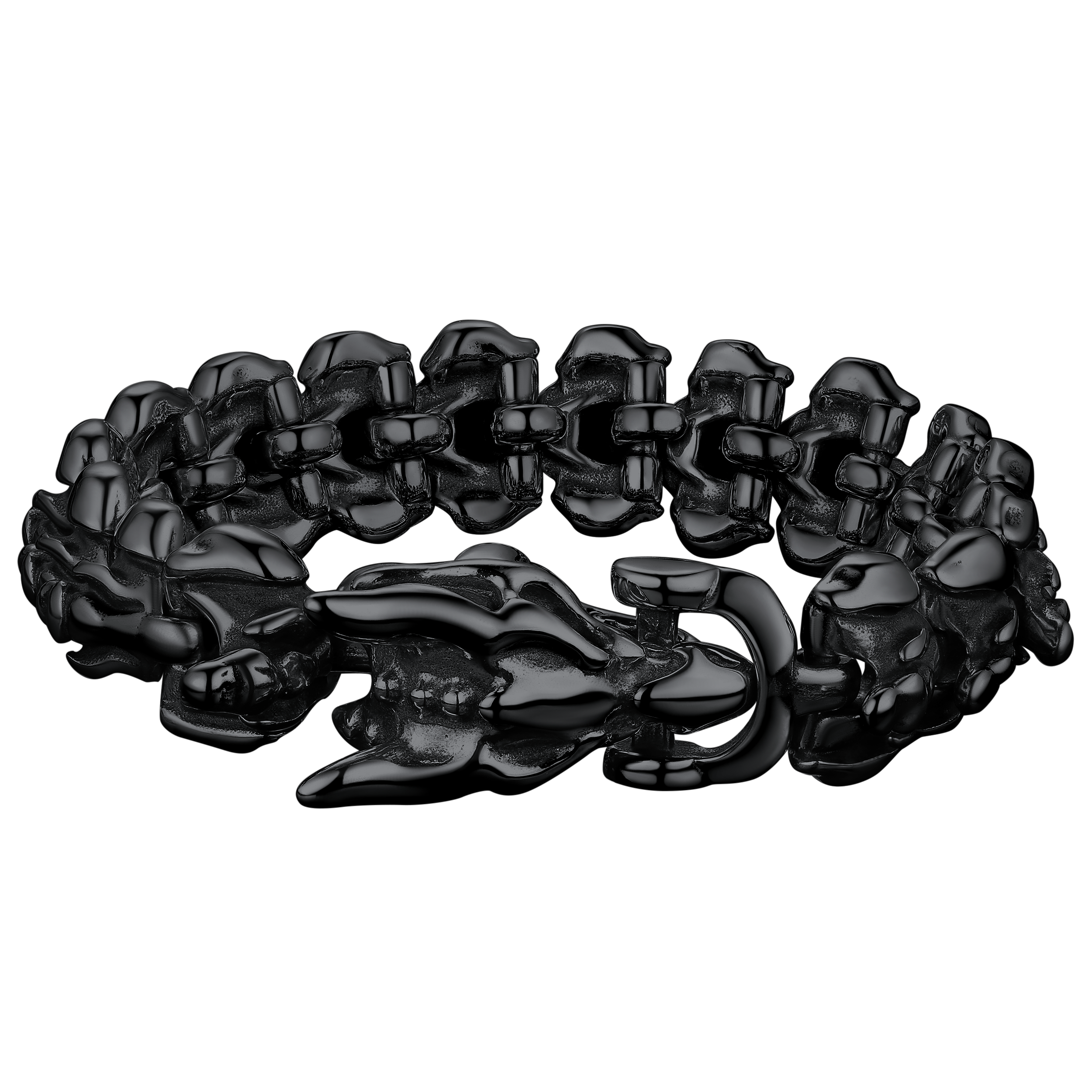 Viking Dragon Head Bracelet Stainless Punk Bracelet