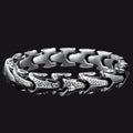 Chunky Dragon Chain Bracelet for Men in Stainless Steel