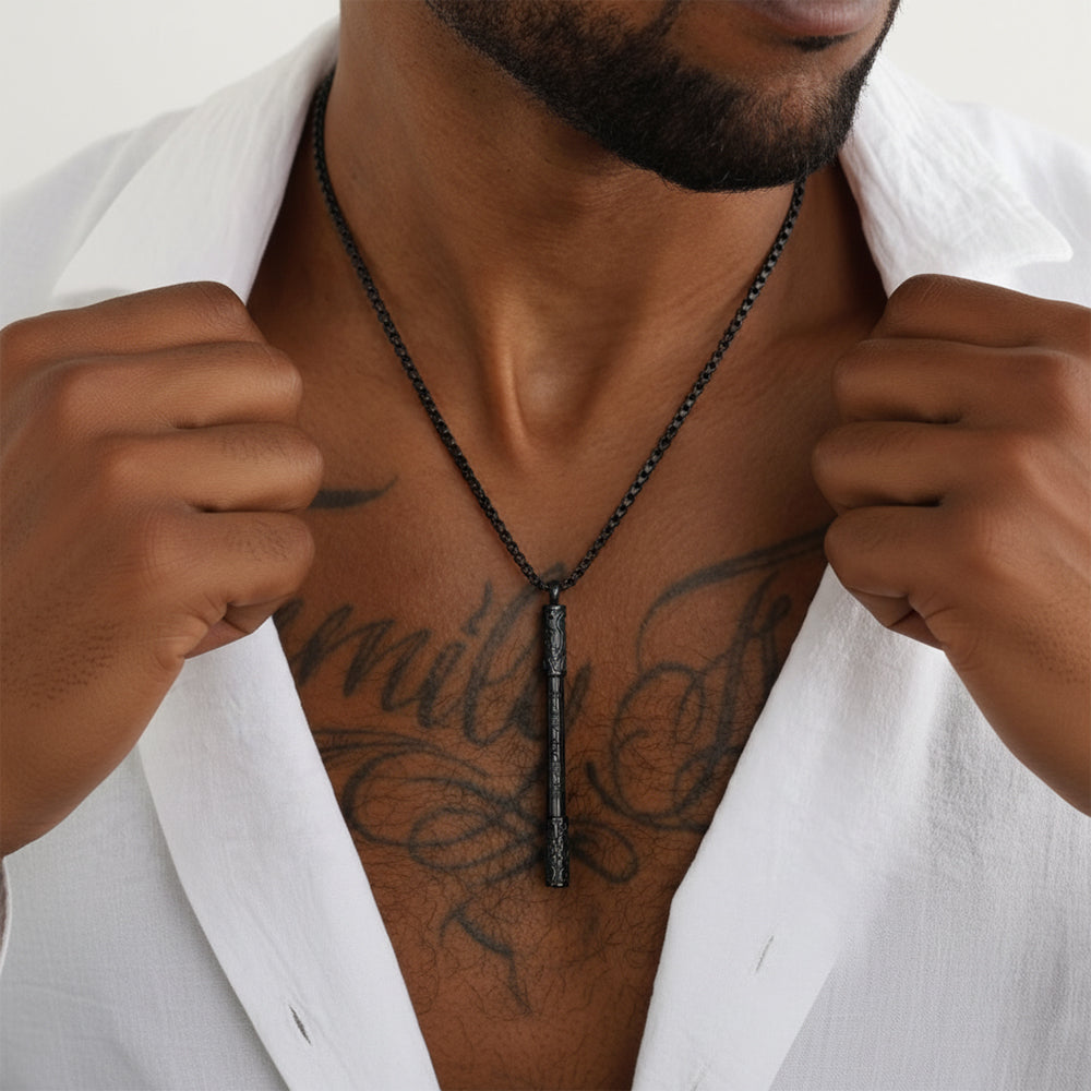 Monkey King Ruyi Jingu Bang Bar Necklace for Men