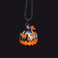 Halloween Glow in the Dark Pumpkin Pendant Necklace Gift