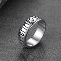 Flash Sale Norse Viking Runes Ring Stainless Steel Ring for Men