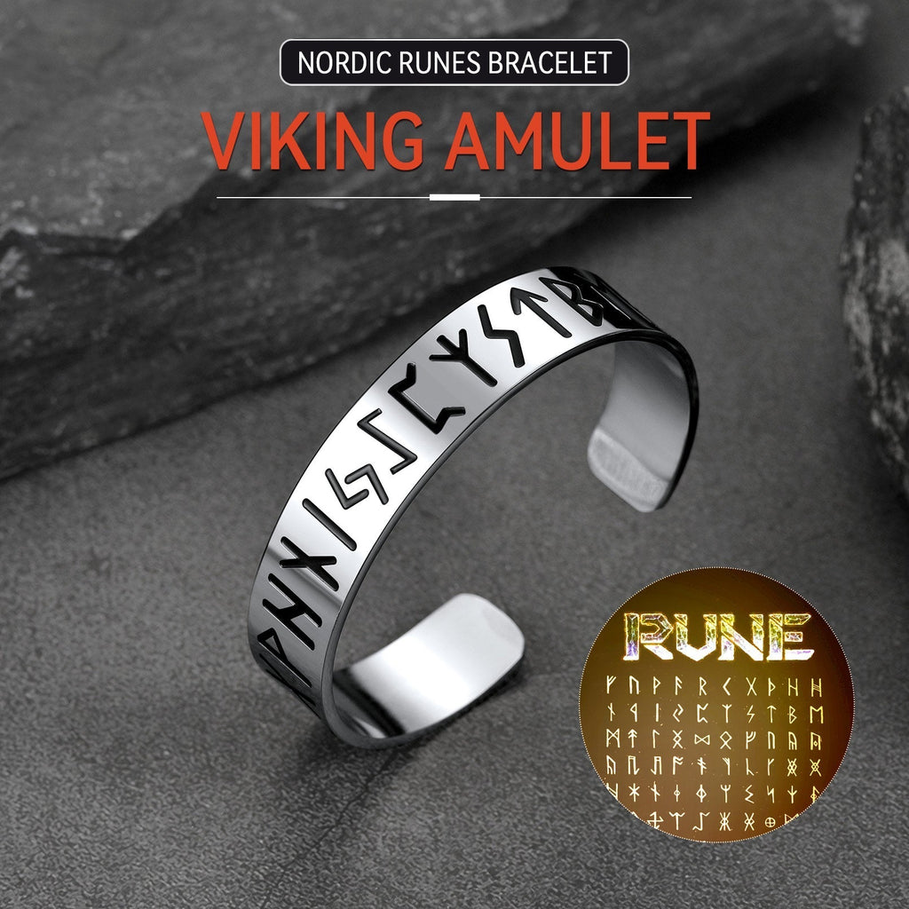 Viking Cuff Bangle Bracelet For Men