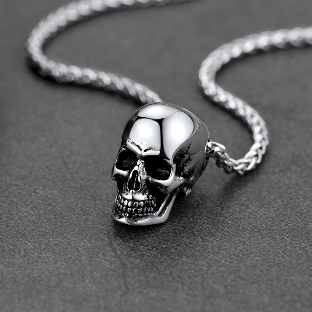 Gothic Skull Necklace Pendant For Men