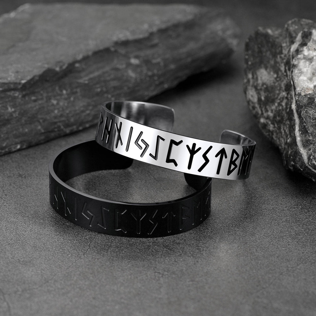 Viking Cuff Bangle Bracelet For Men